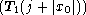 (T1(j + |x0|))
